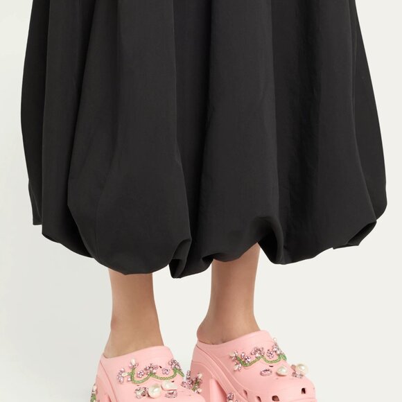 Crocs x Simone Rocha Siren Clog with Crystal & Faux Pearl Jibbitz™ - Picture 2 of 3